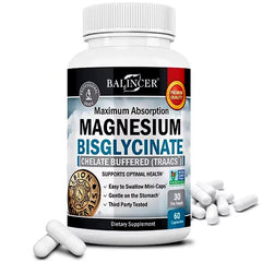 Magnesium Bisglycinate Vegetarian Capsules in Pakistan Support your muscle, joint, easing tension, and improving the quality of your sleep.